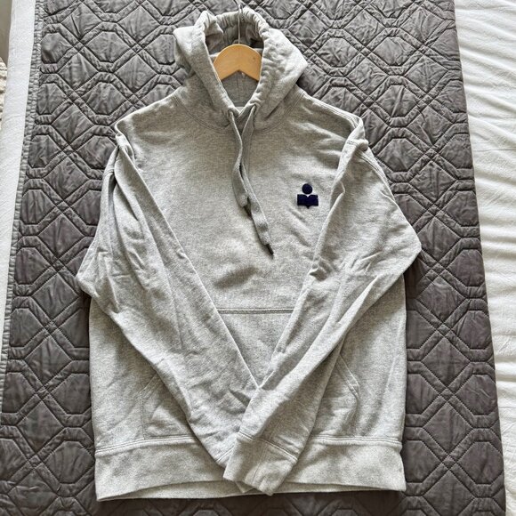 ISABEL MARANT GRAY MATTE HOODIE SIZE SMALL - Picture 4 of 9
